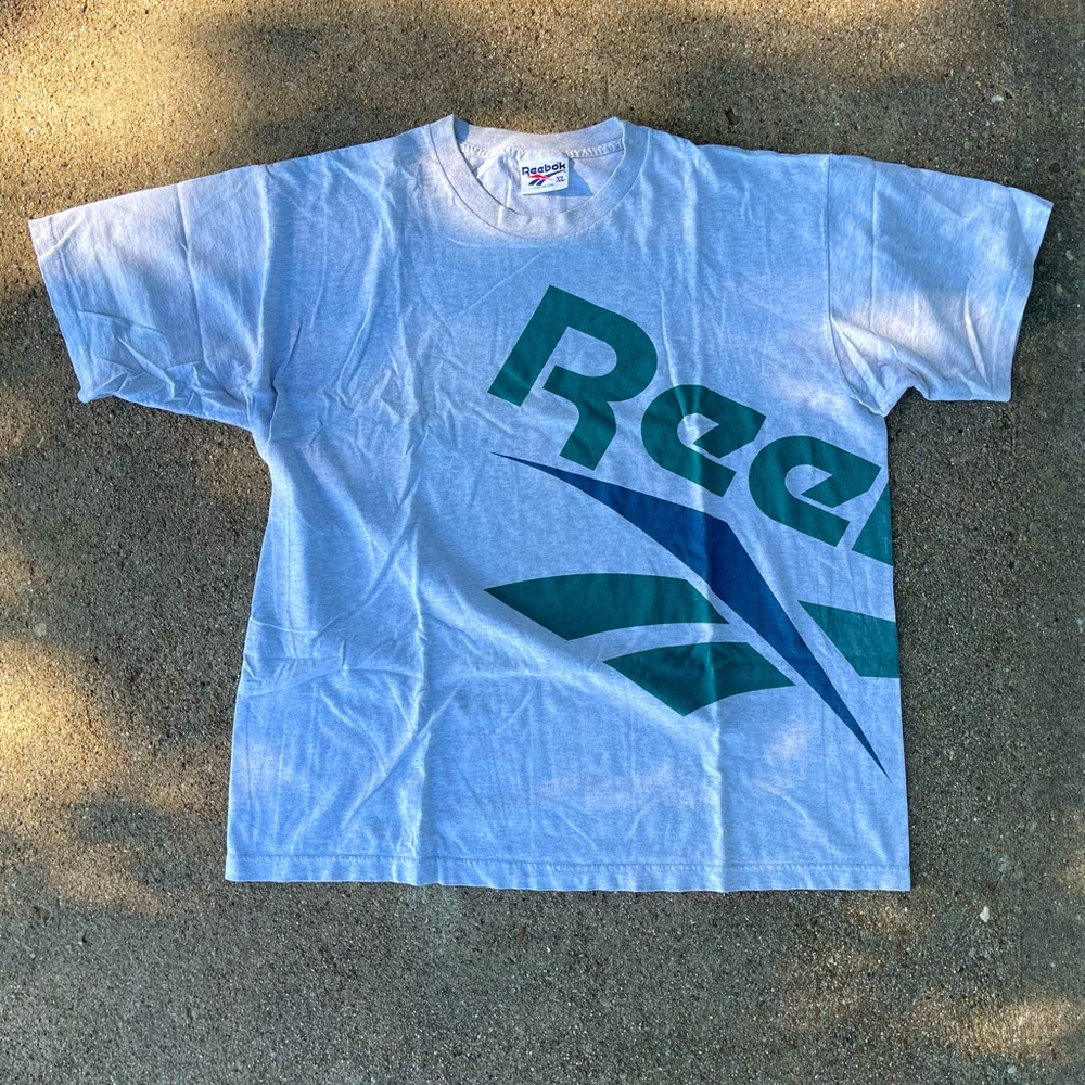 Vintage Big Logo Reebok Tee